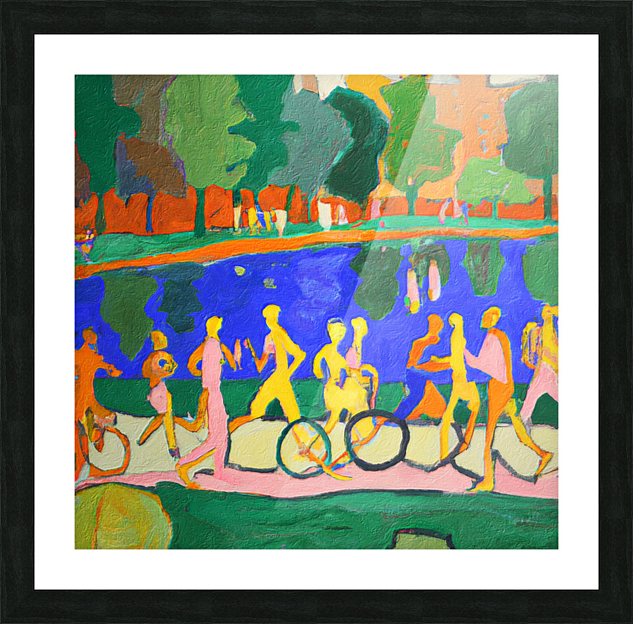Central Park IV Picture Frame print