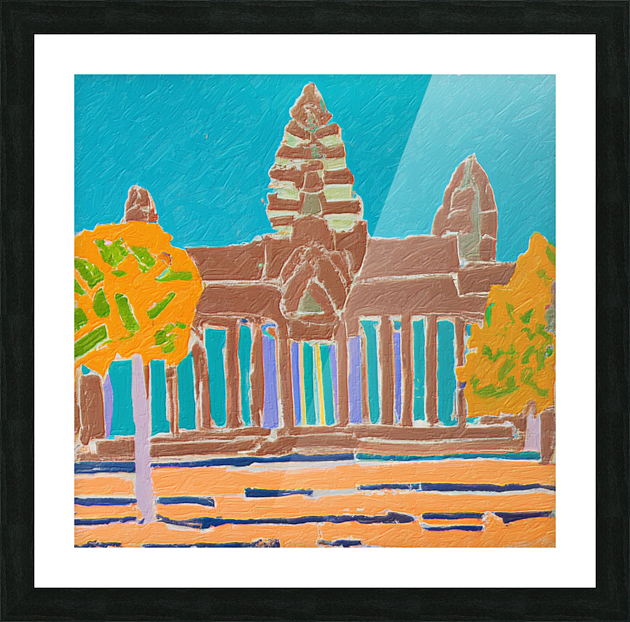 Angkor Temple I Picture Frame print