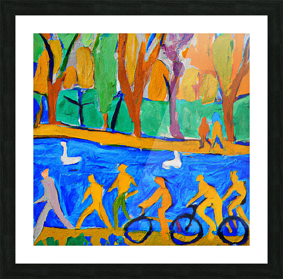 Central Park VI Picture Frame print