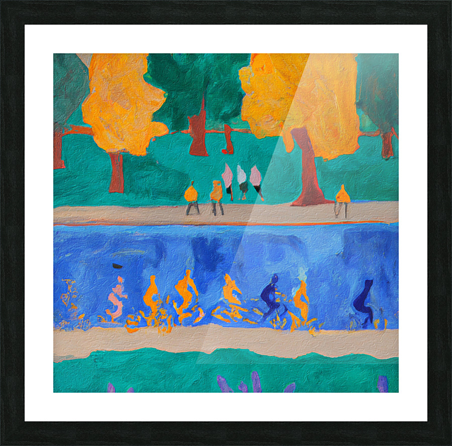 Central Park V Picture Frame print