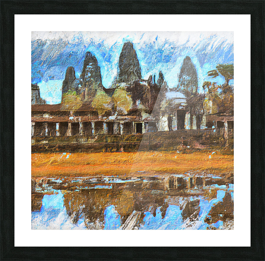 Angkor Temple III Picture Frame print