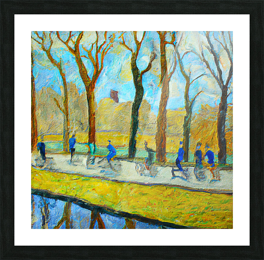 Central Park II Picture Frame print