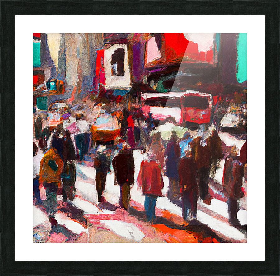 Times Square II Picture Frame print