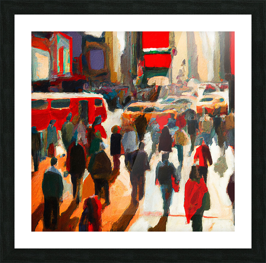 Times Square III Picture Frame print