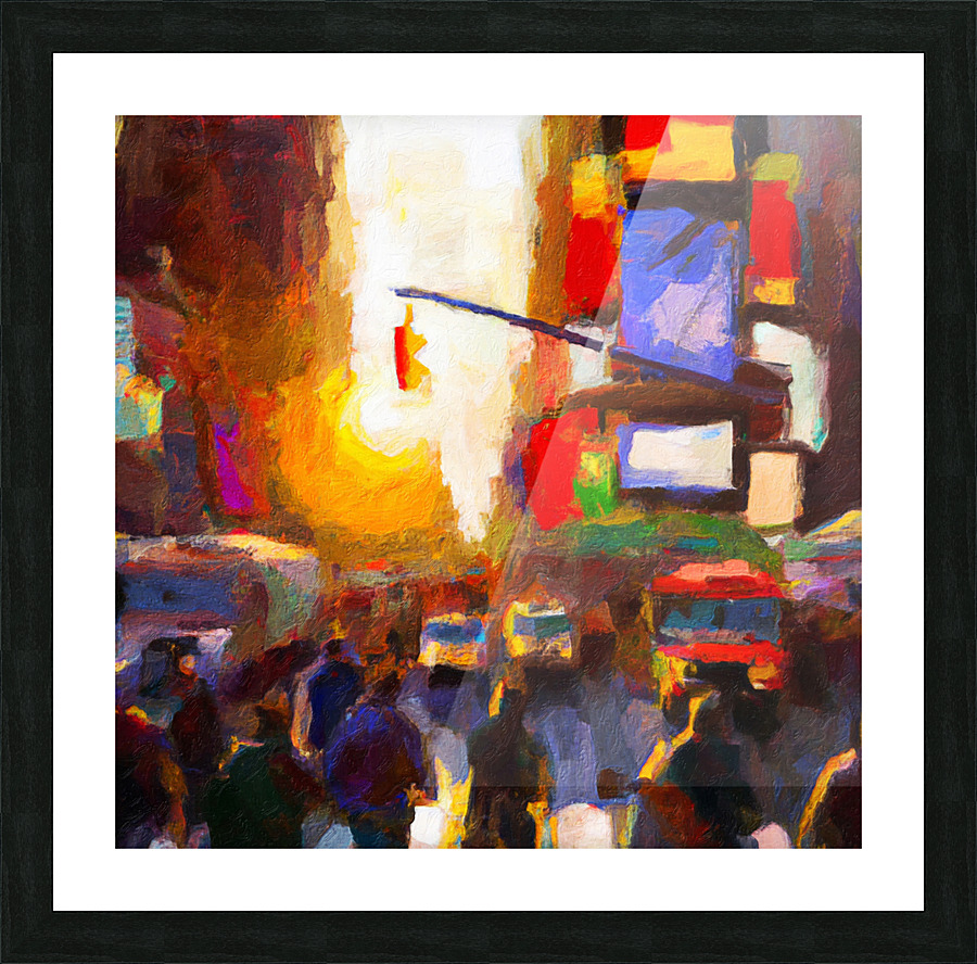 Times Square I Picture Frame print