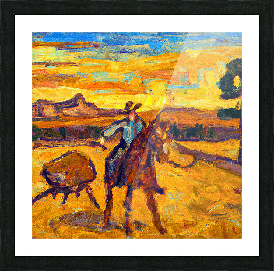 The Wrangler I Picture Frame print