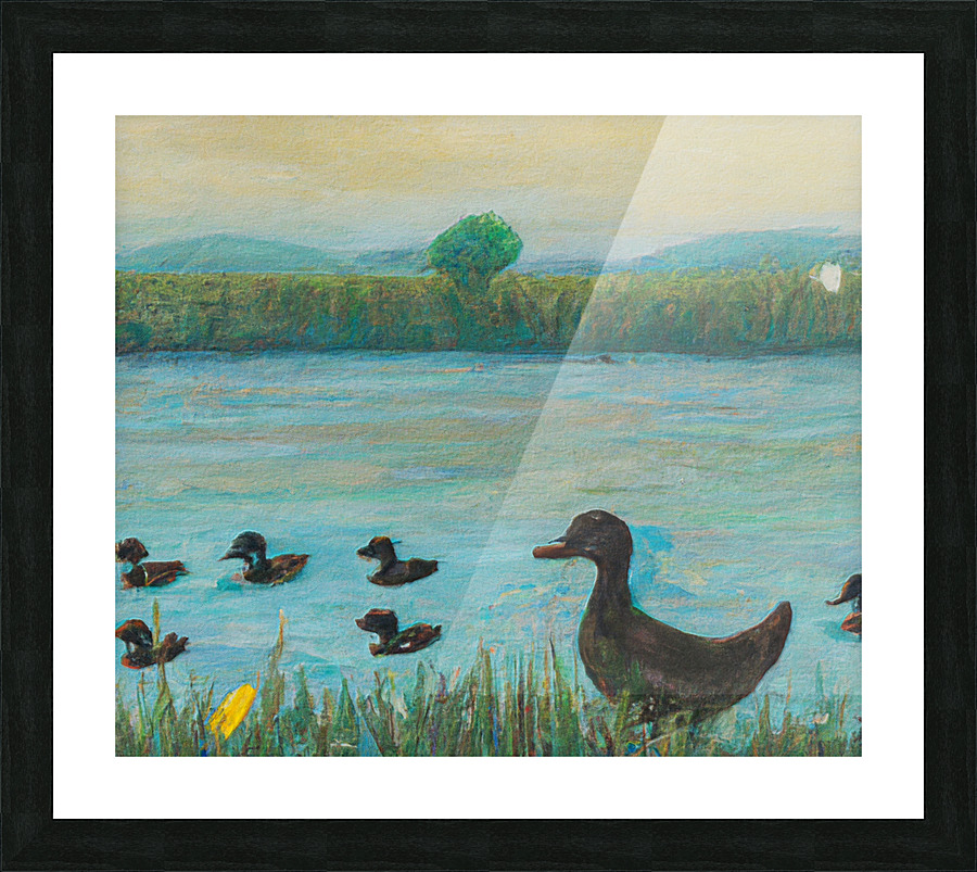 Make Way for Ducklings VI Picture Frame print