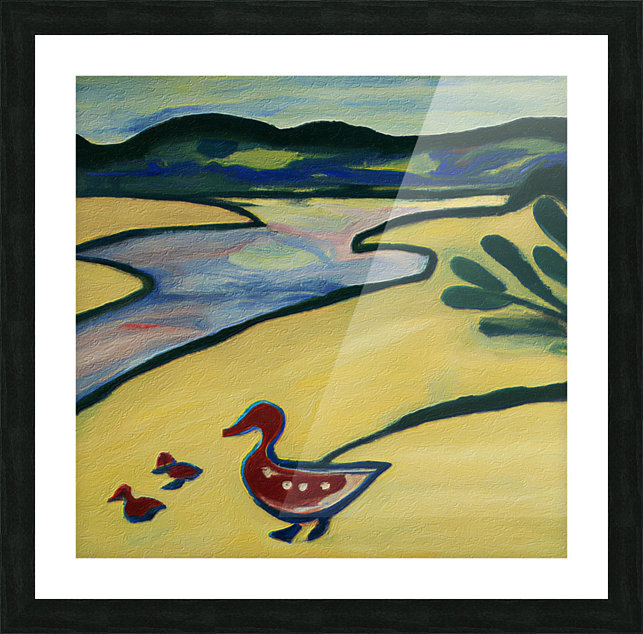 Make Way for Ducklings IX Picture Frame print