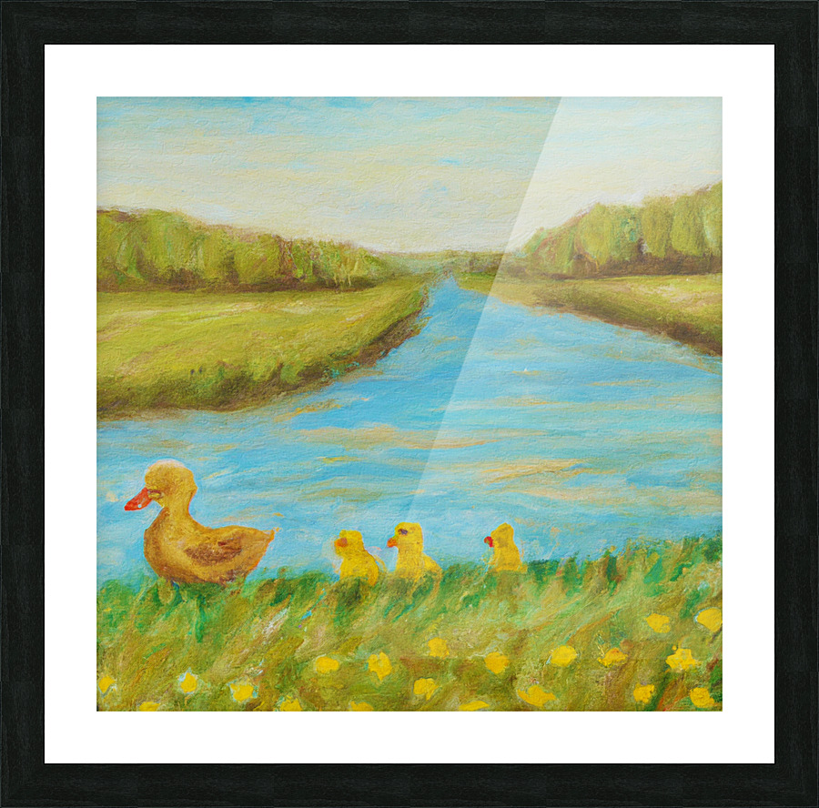 Make Way for Ducklings IV Picture Frame print