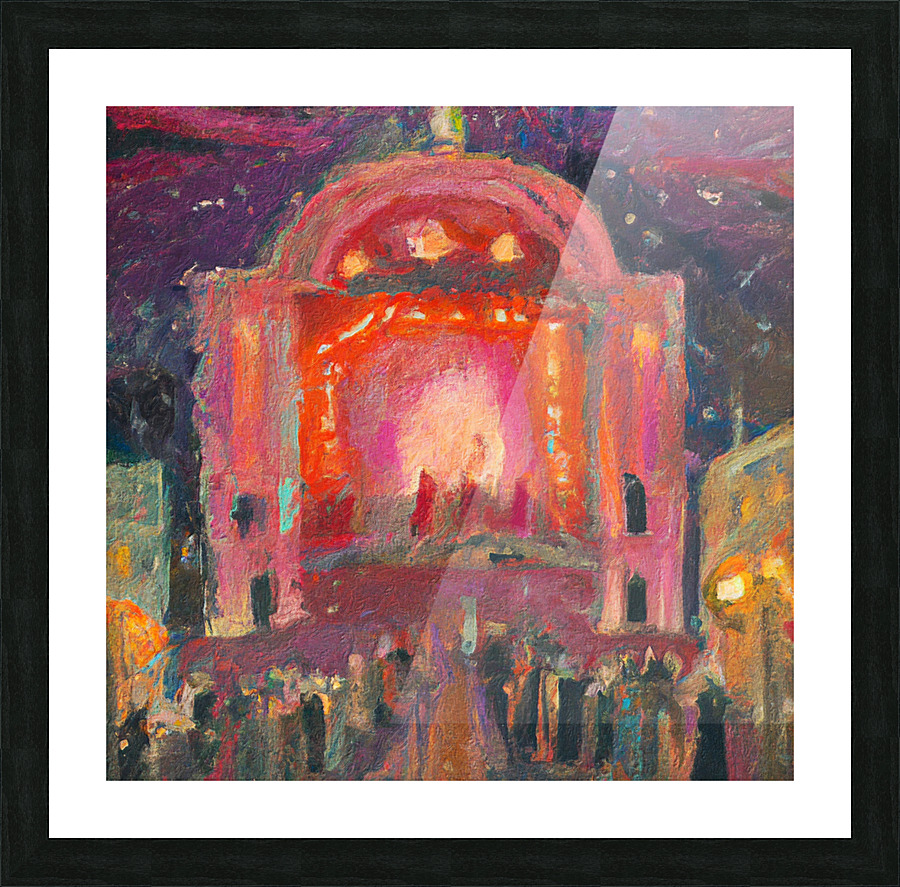 Opening Night Picture Frame print