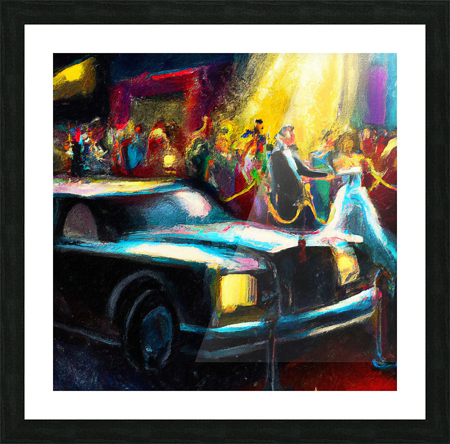 Opening Night X Picture Frame print