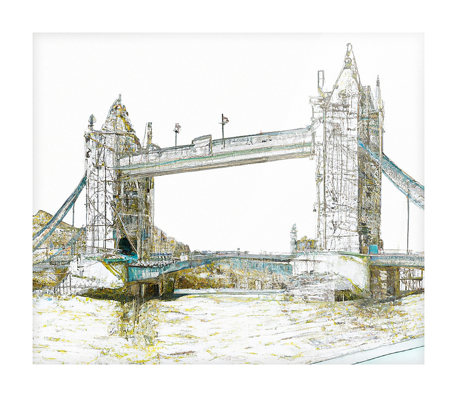 The Tower Bridge Picture Frame print