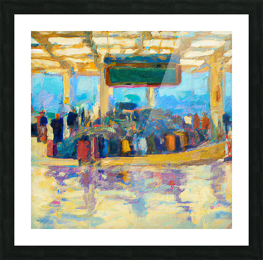 Baggage Claim D Picture Frame print
