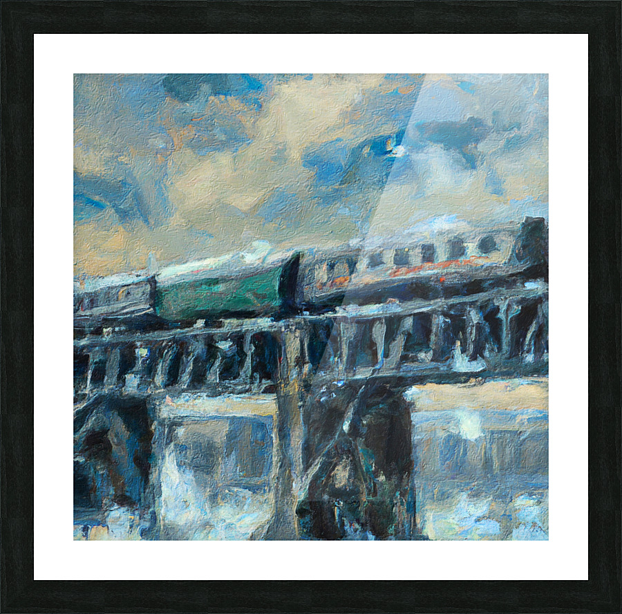 December Crossing Picture Frame print