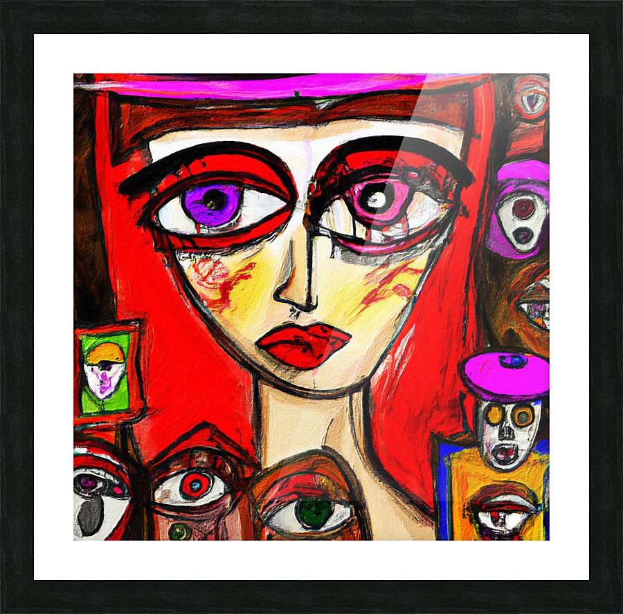 Face Make Up Picture Frame print