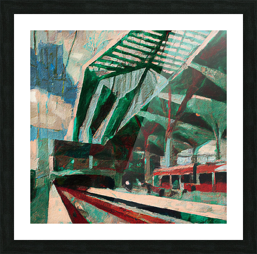 Gare do Oriente Picture Frame print