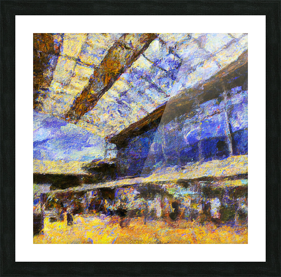 Kanazawa Train Station Picture Frame print