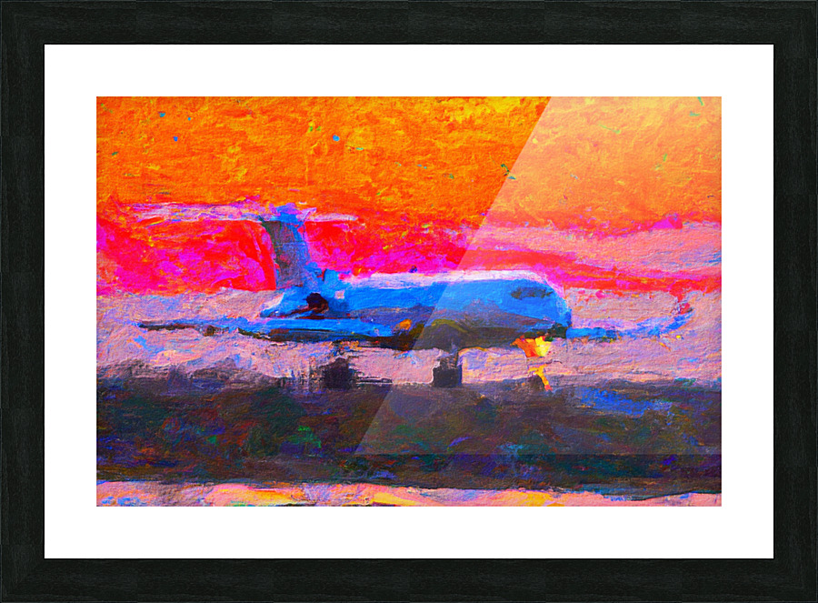 On Time Arrival Picture Frame print
