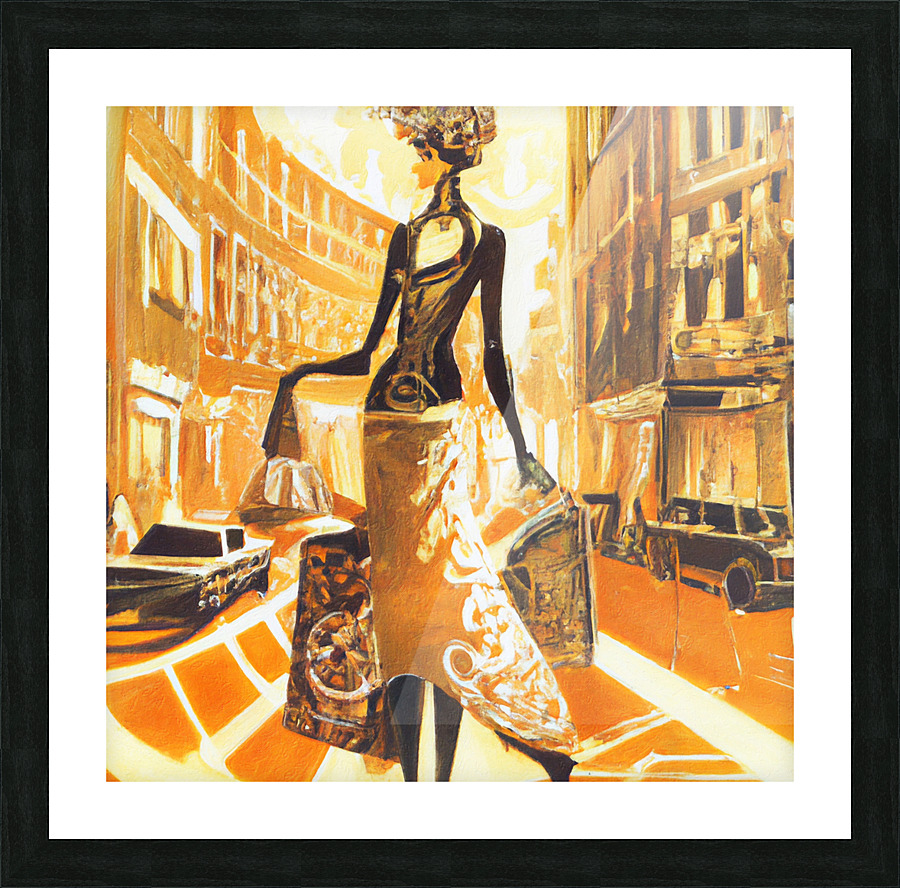 Window Shopping II Picture Frame print