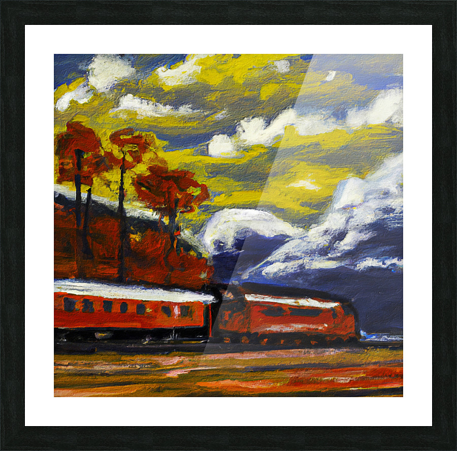 The Calgary Express Picture Frame print