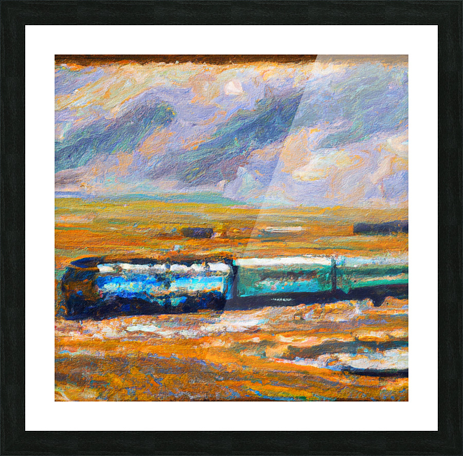 The Mallard Express Picture Frame print