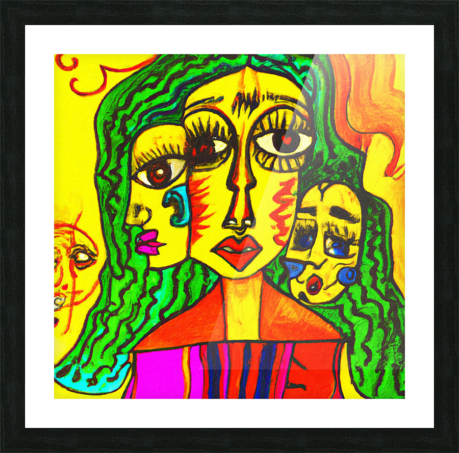 Three Sisters Picture Frame print