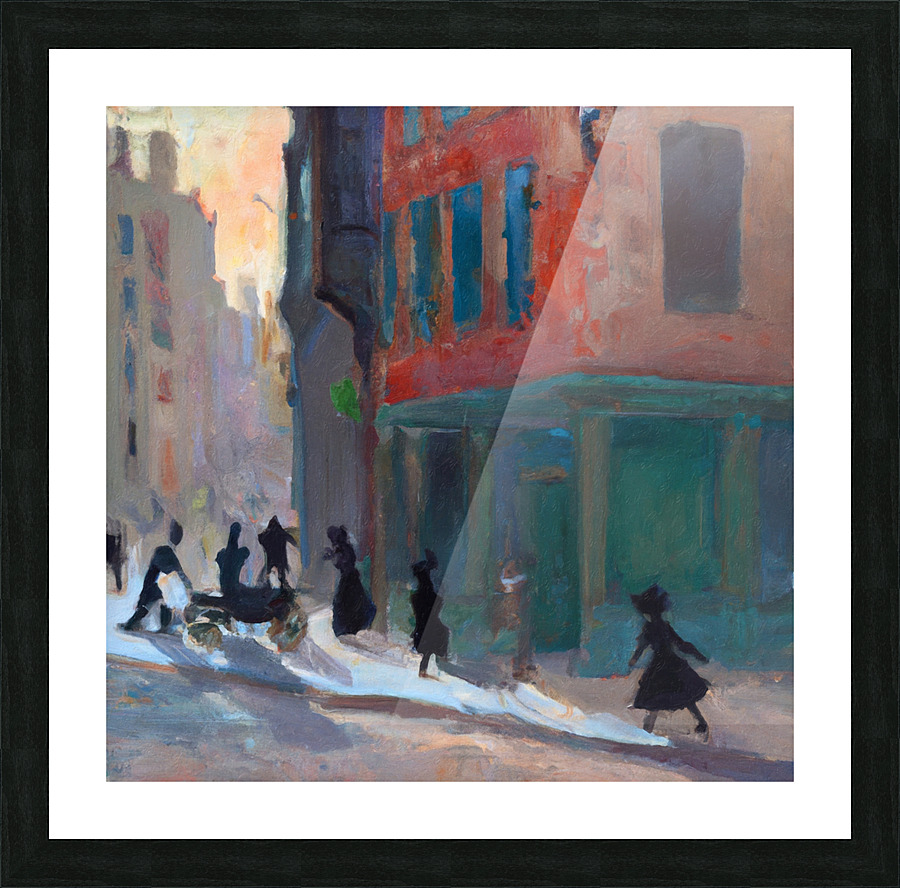 Boulevard Saint Germain Picture Frame print