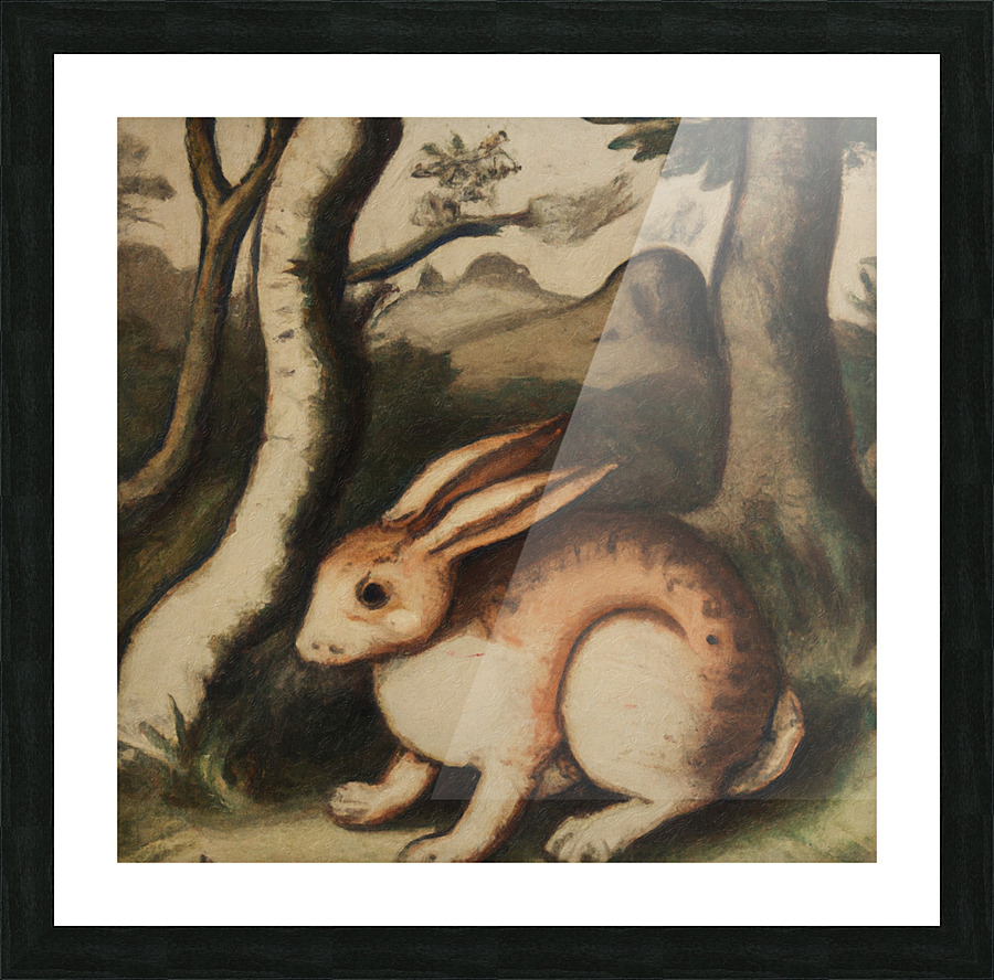 Albert the Rabbit Picture Frame print