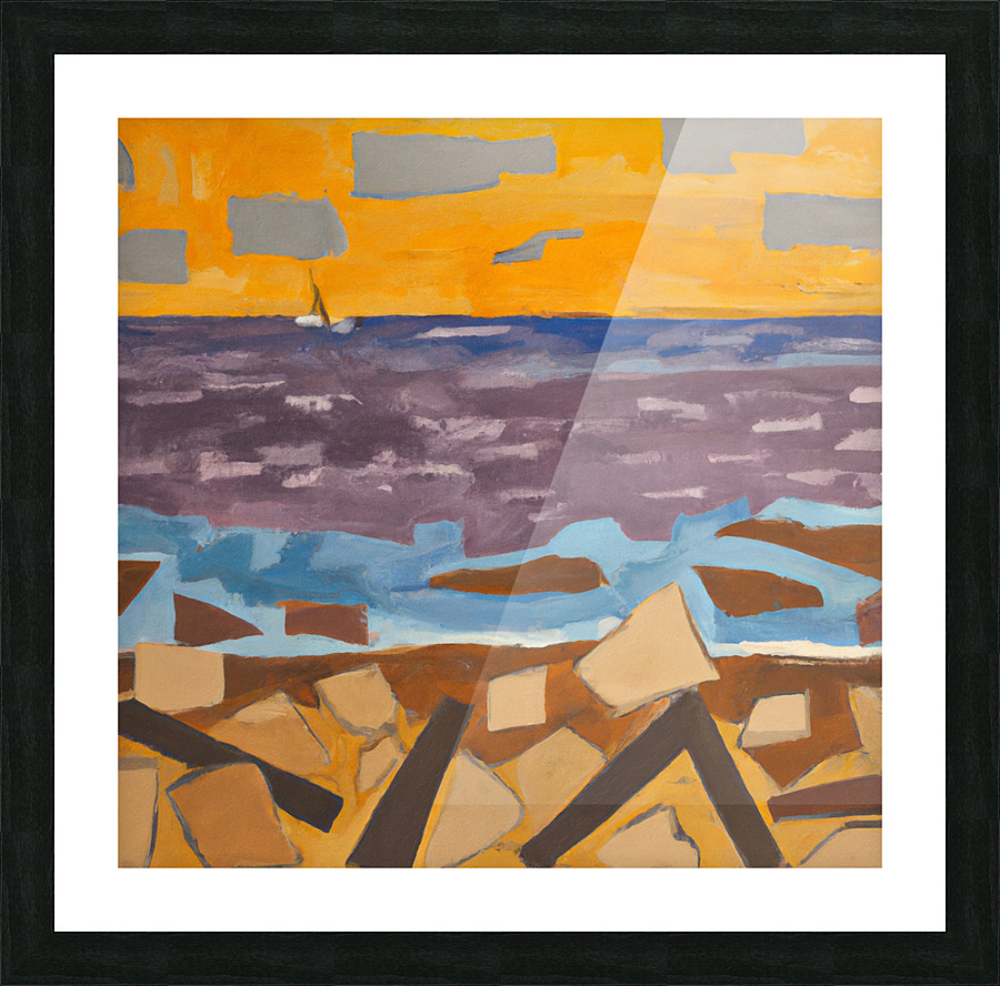 Braquish Waters Picture Frame print
