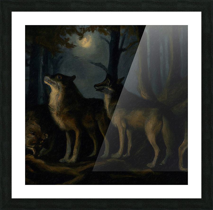 Bad Moon Rising Picture Frame print