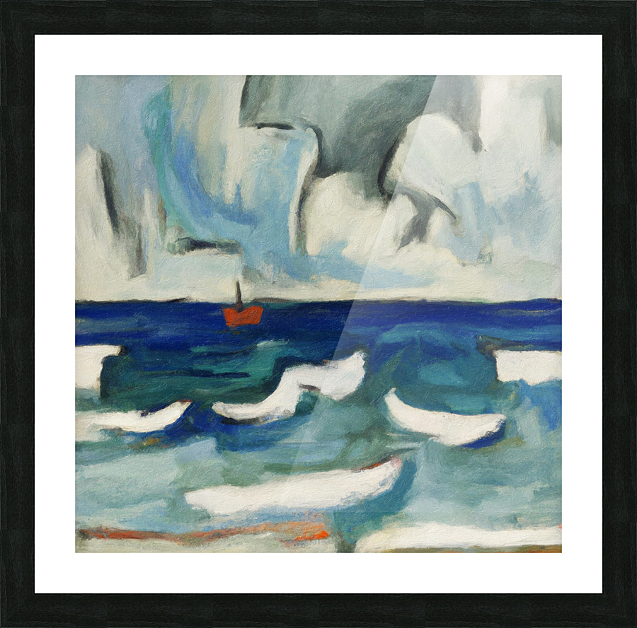 Dangerous Waters Picture Frame print