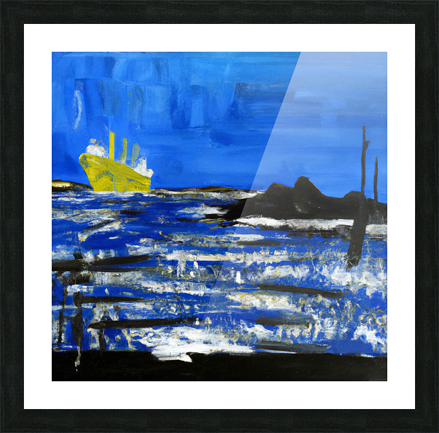 Dangerous Passing Picture Frame print
