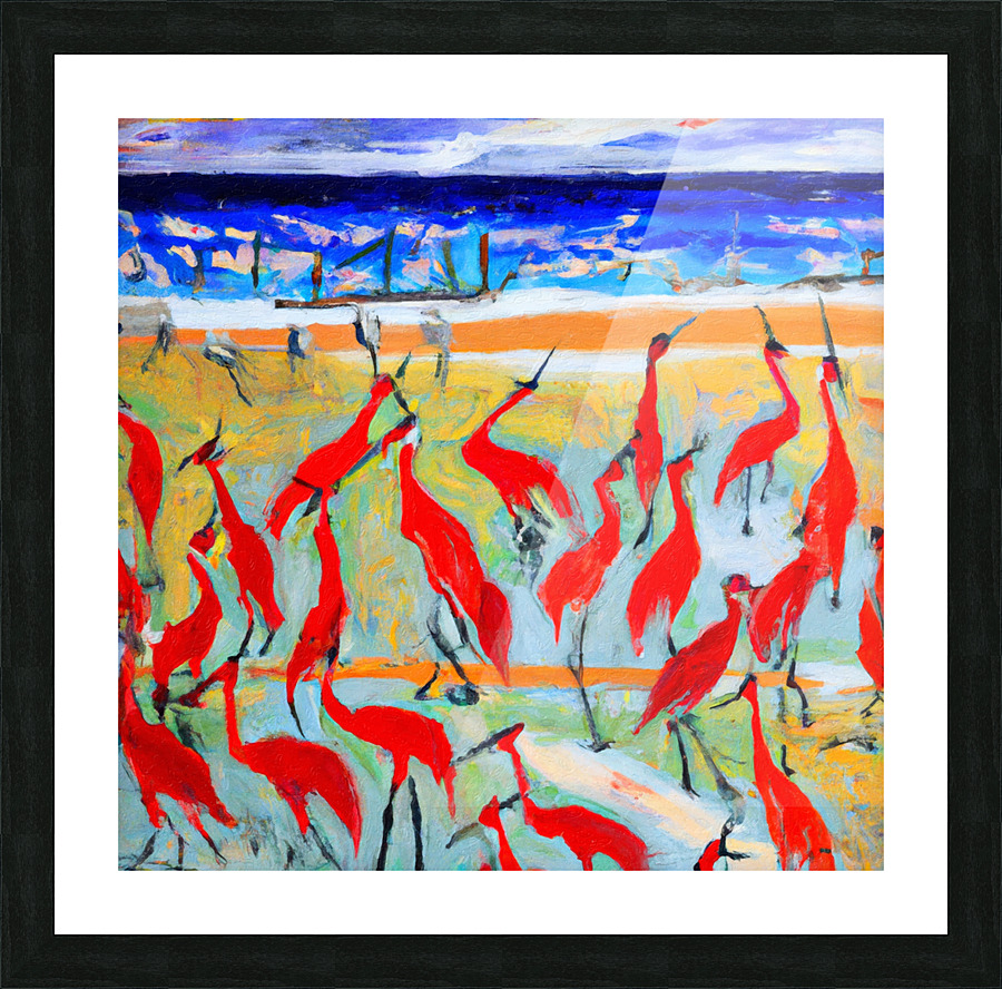Crane Beach III Picture Frame print