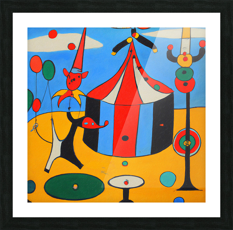 Circus Life III Picture Frame print