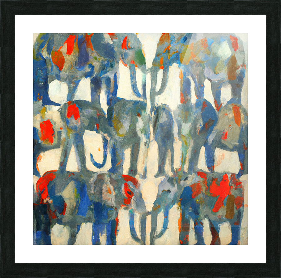 Color Parade Picture Frame print