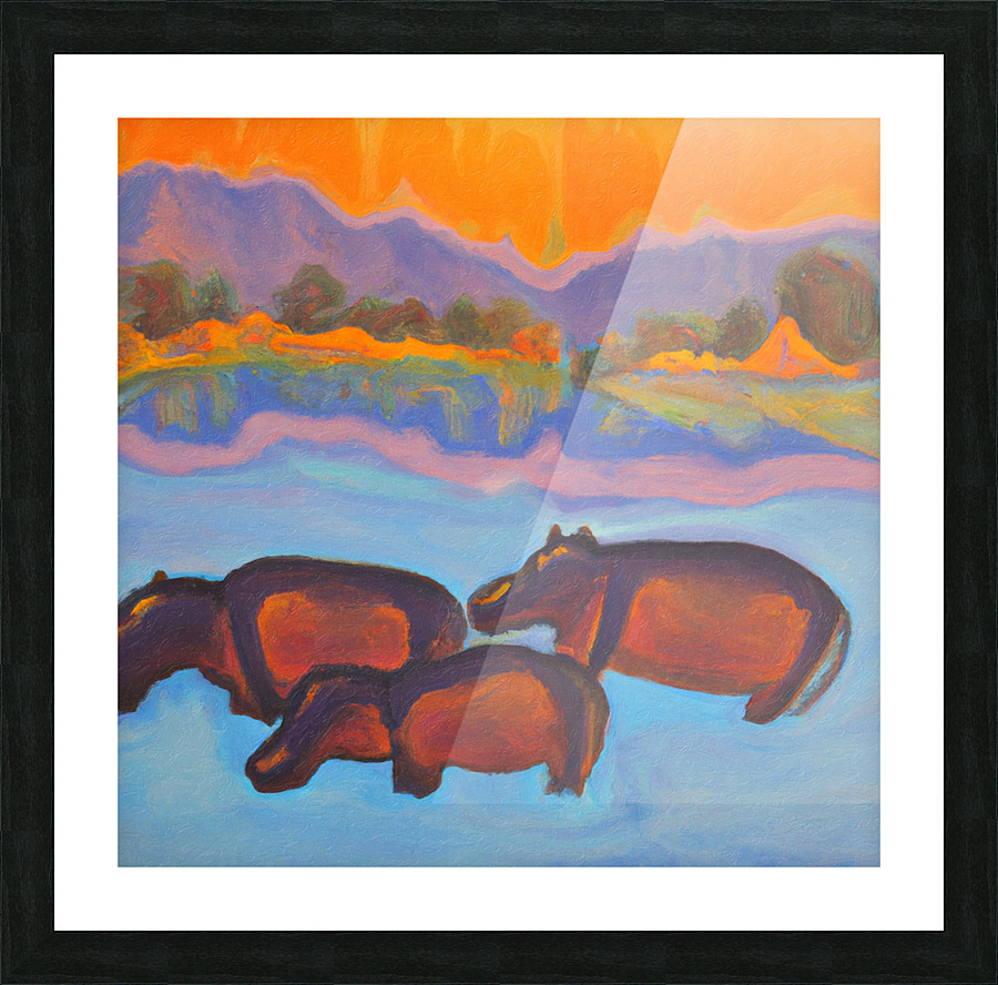 Hungry Hungry Hippos Picture Frame print