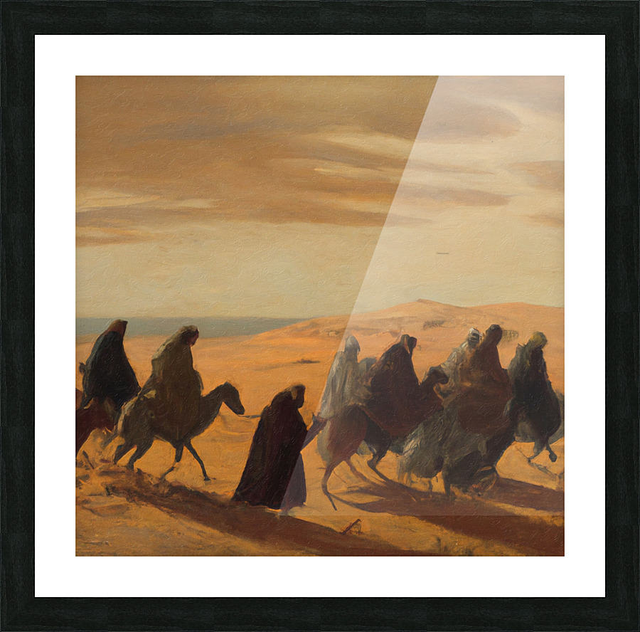 Desert Crossing Picture Frame print