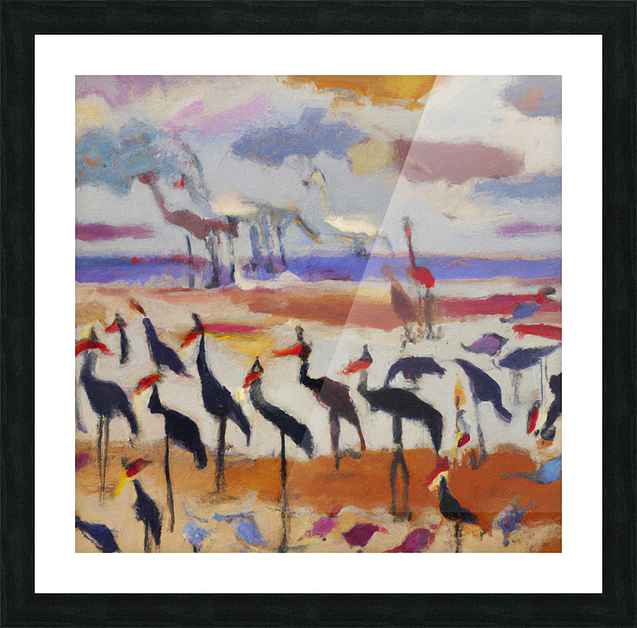 Crane Beach Picture Frame print