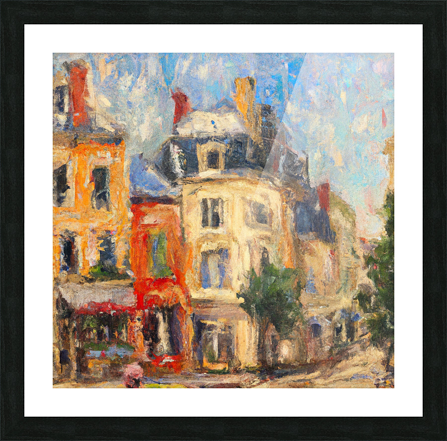 La Maison Rose Picture Frame print