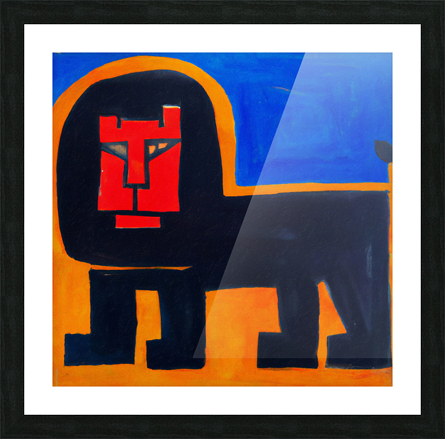 Lippy the Lion Picture Frame print