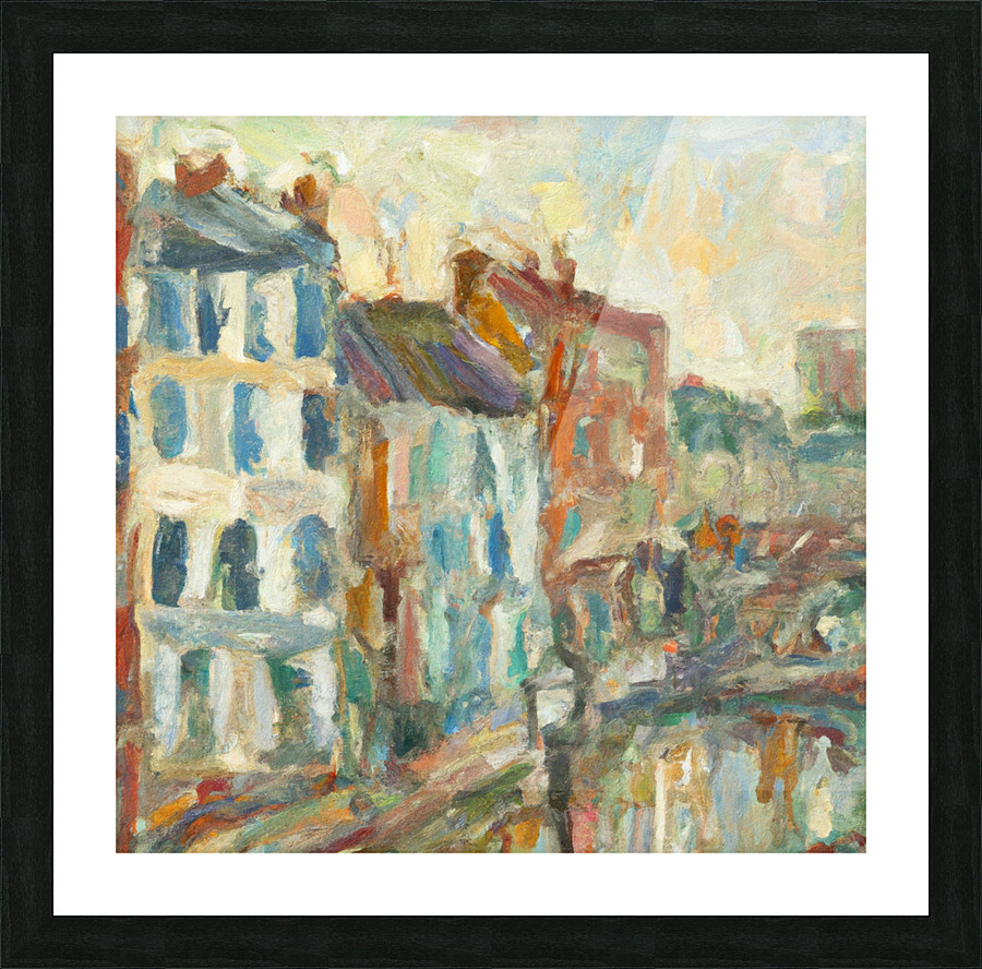 Morisot Boulevard Picture Frame print