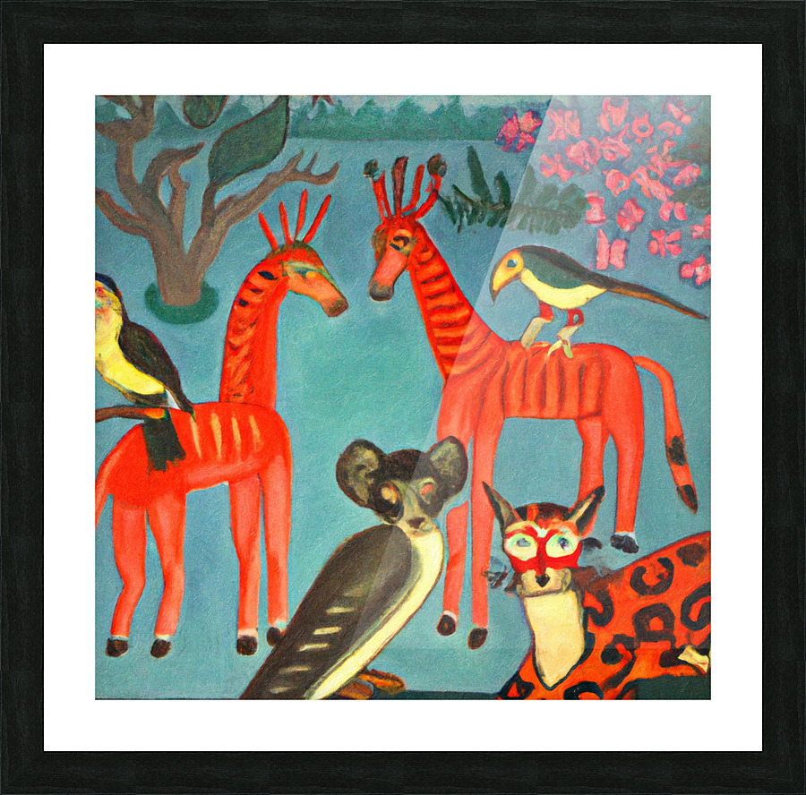 Magic Animals Picture Frame print