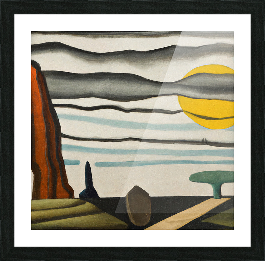Lost on the Ernstscape Picture Frame print