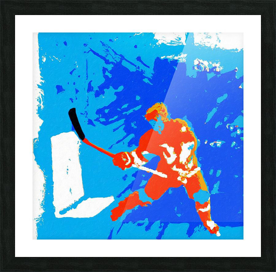 Slap Shot Picture Frame print