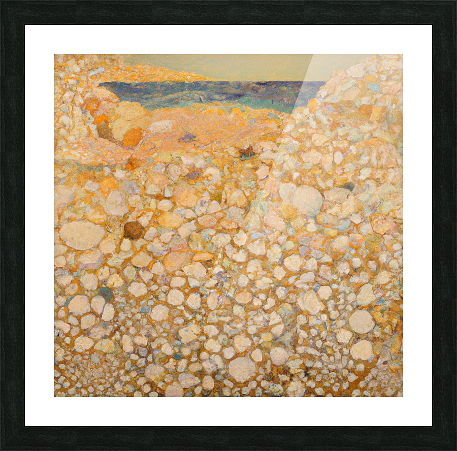 Shell Beach Picture Frame print