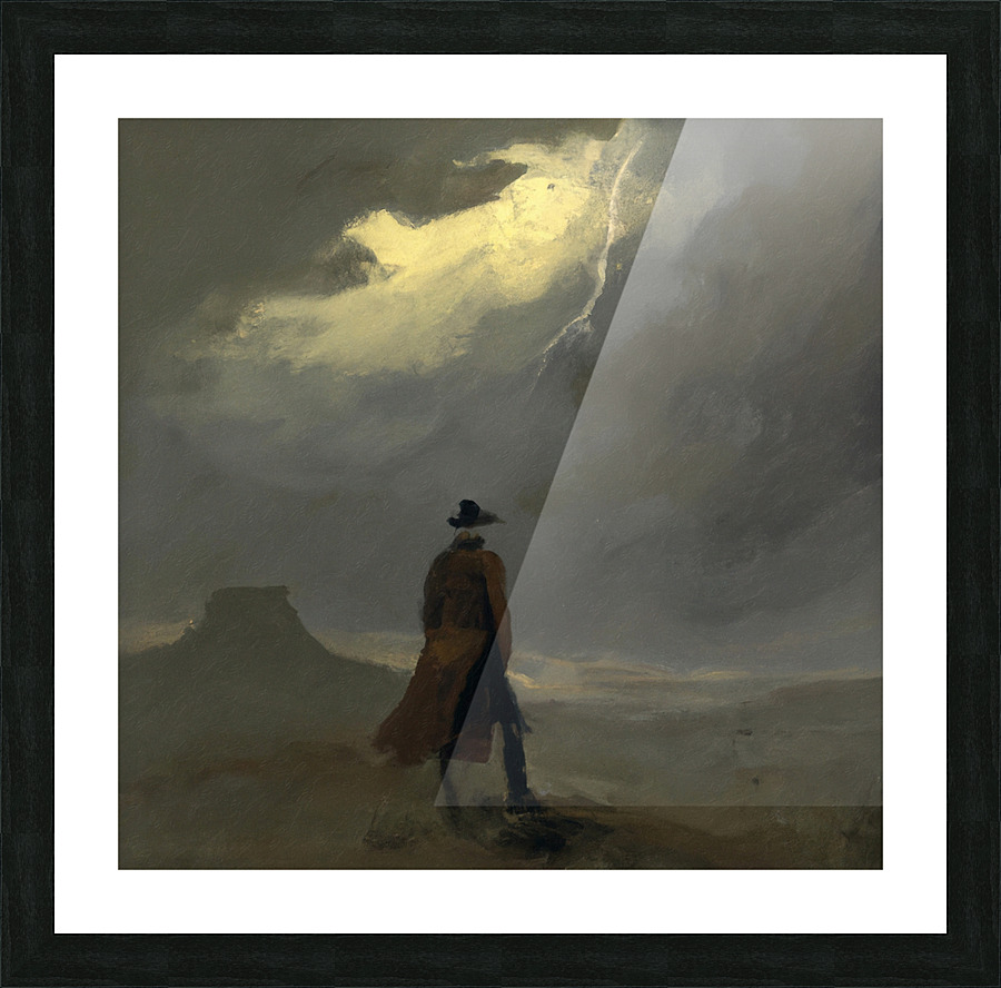 Prairie Storm Picture Frame print