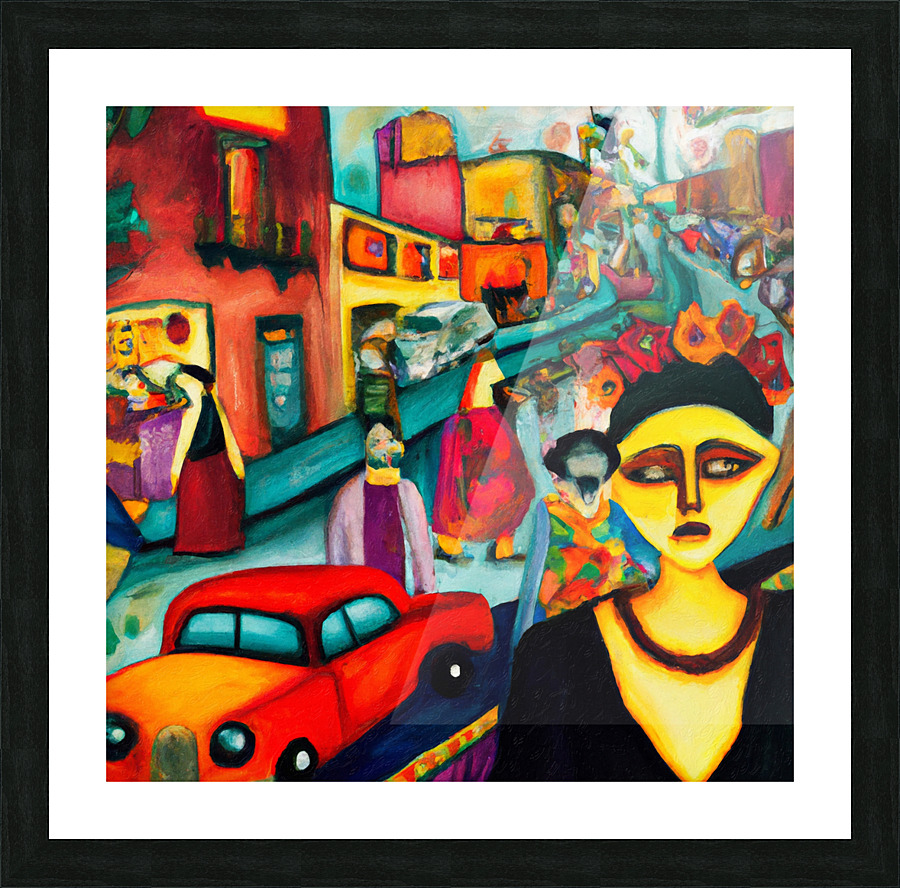 Regina Street Picture Frame print
