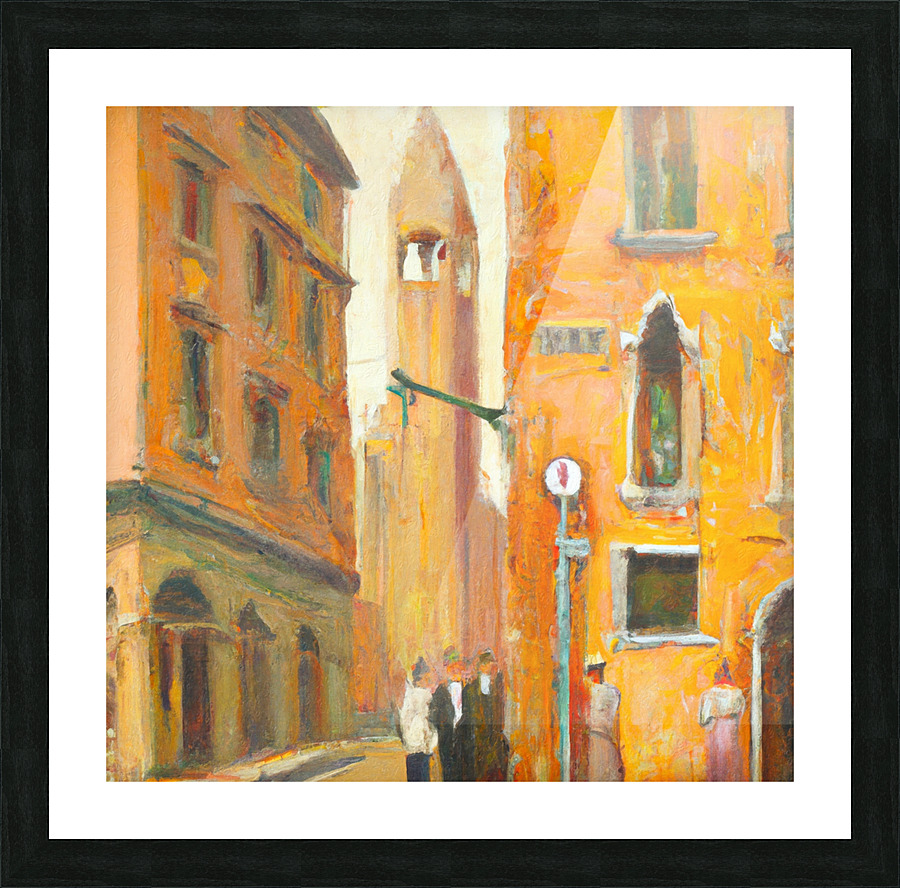 Piazza Del Campo Picture Frame print