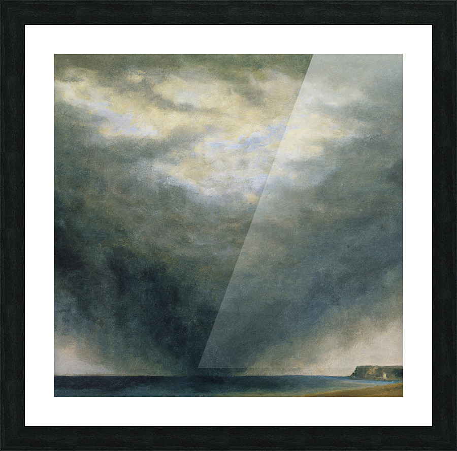 The Blue Storm Picture Frame print