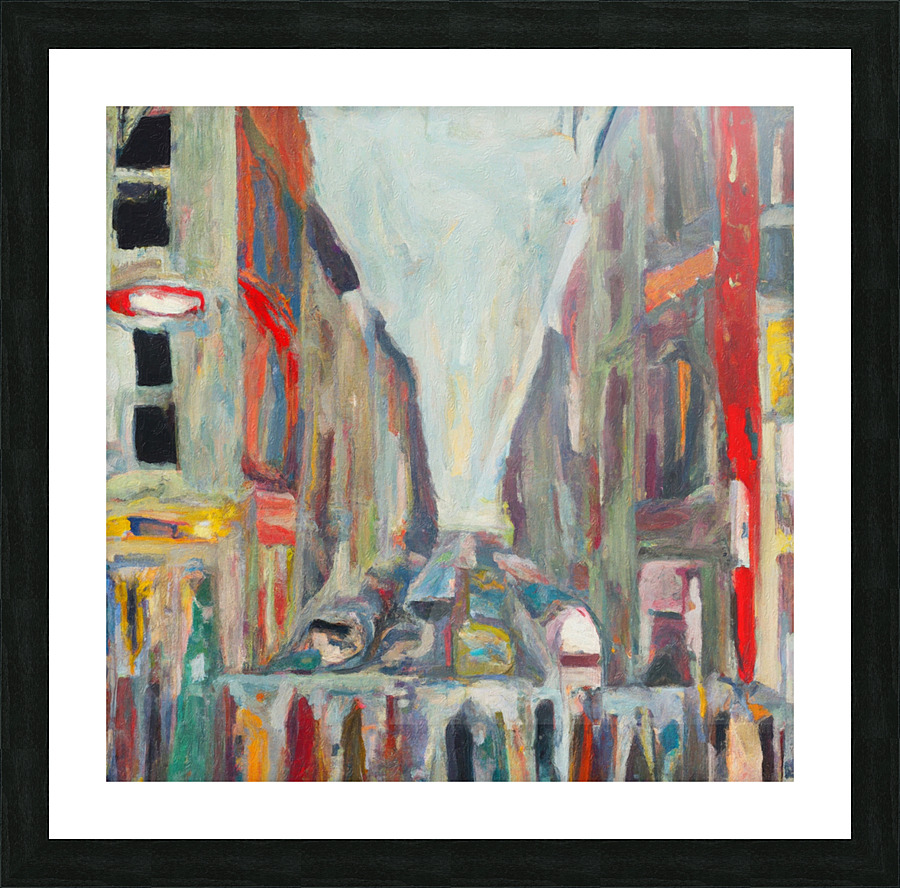 The Windy City Picture Frame print